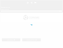 Tablet Screenshot of coreme.net