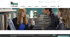 Desktop Screenshot of coreme.fr